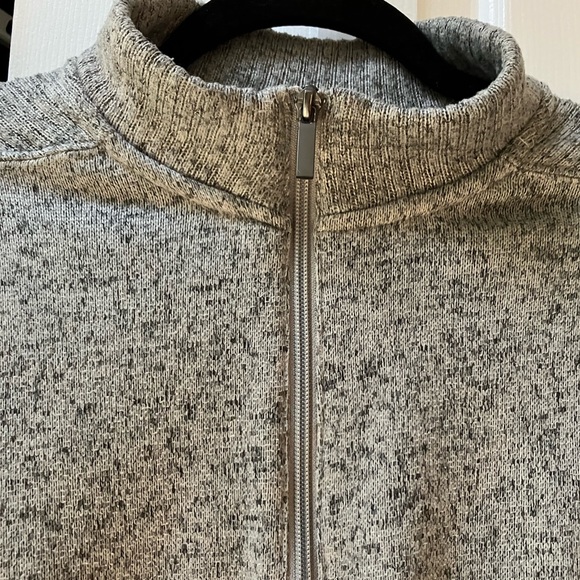 Telluride Clothing Co. Mens Sweater 1/4 zip Pullover, longsleeve, Lg,Gray. VGcon - Picture 2 of 6